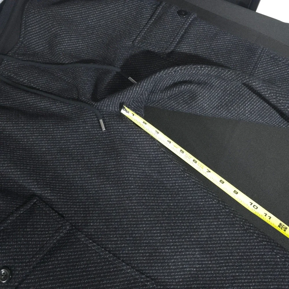 Banana Republic Wool Blend Twill Cargo Jogger Mens L Charcoal Grey Straight Pant